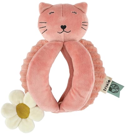 Trixie Mrs. Cat Grijpballetje  3m+  Met kreukelgeluid - Ideaal als geboortegeschenk - Kat
