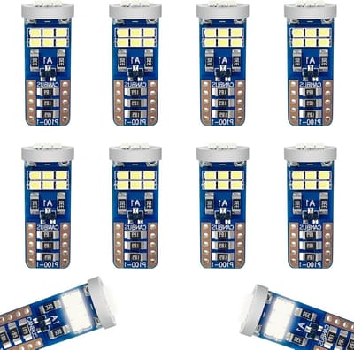 Binnenverlichting - Interieurverlichting Lamp - Auto Verlichten - Universele pasvorm - 10 stuks - Wit