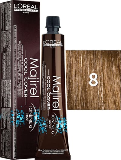 L'Oréal Professionnel - Haarverf - Majirel - Cool Cover - 50ML - 8