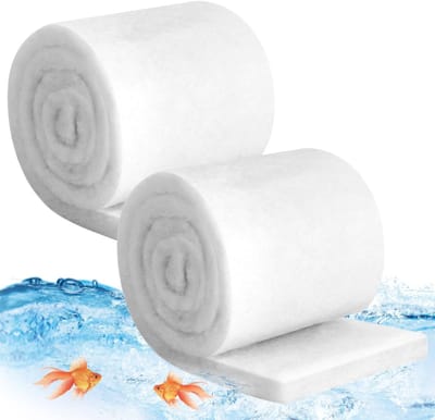 Dailygoods- Filterspons - 2 Stuks - Milieuvriendelijk Materiaal - Poreus en Waterdoorlatend - Meerlagige Structuur - Effectieve Filtratie - 100 cm x 12 cm x 2 cm - Filtermat