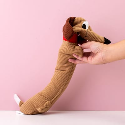 Bitten warmteknuffel teckel 55 cm - magnetronknuffel