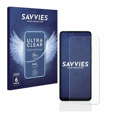 Savvies - Screenprotector voor Xiaomi Redmi Note 12S - Folie Beschermfolie transparant 6 Stuks
