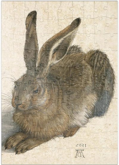 MyPuzzle Piatnik: Bruine Haas, Albrecht Dürer - Premium 100 Stukjes Puzzel - MyPuzzle speciale collectie van Piatnik