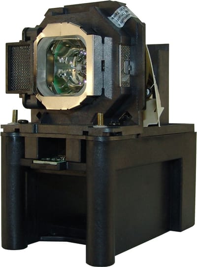 Beamerlamp geschikt voor de PANASONIC PT-F200 beamer, lamp code ET-LAF100. Bevat originele P-VIP lamp, prestaties gelijk aan origineel.