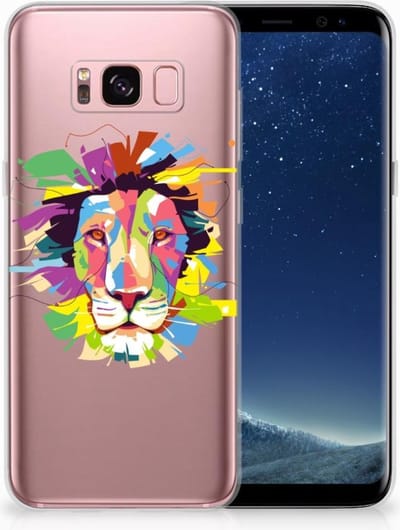 Samsung Galaxy S8 Telefoonhoesje met Naam Lion Color