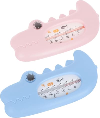 Badthermometer Cartoon - Watermeter Baby - Veilig Baden - Duurzaam Ontwerp - 2 Stuks - Roze