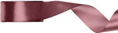 PartyDeco Satijn lint 38mm breed donker dusty roze - 25 meter ribbon