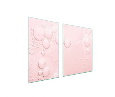 TMK ArtDeko Serie - Glazen Snijplank - 100x52 cm - Roze - Hittebestendig