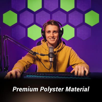 Geluiddempende bekleding - Isolatieplaten - akoestisch schuim, ideaal voor geluidsstudio, tv-kamer, kinderkamer, kantoor en podcast 12 Pack