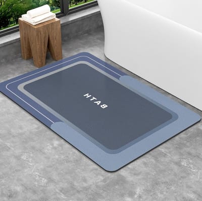 Antislip Badmat 40 x 60 cm - Absorberend, Sneldrogend en Wasbaar - Comfort voor Badkamer en Douche