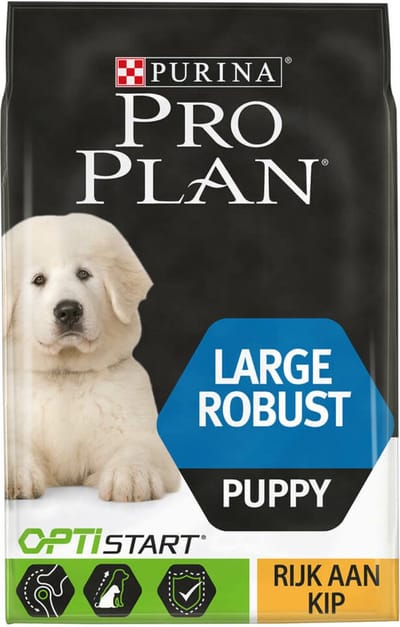 Pro Plan Dog Puppy Large Breed Robust Kip - Hondenvoer - 4 x 3 kg