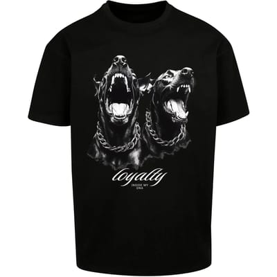 Oversized T-shirt Upscale Loyalty Dogs Heavy