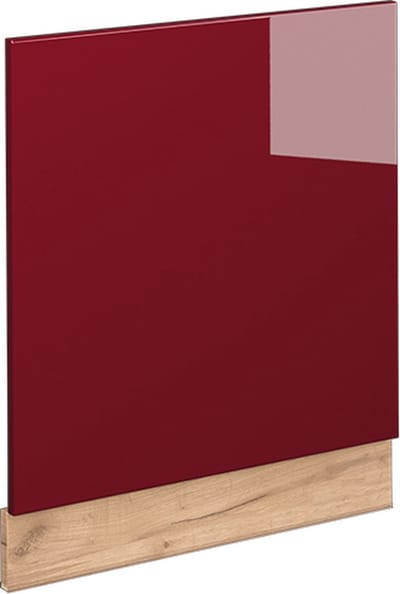 Vicco Fame-Line Frontpaneel – 60 cm zonder werkblad Bordeauxrode hoogglans