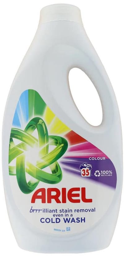 Ariel Colour & Style Vloeibaar Wasmiddel – 1225 ml - 35 Wasbeurten – Cold Wash Technologie