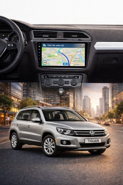 ADIVOX T1 9 inch geschikt voor VW Tiguan 2016-2020 Android 15 CarPlay/Auto/Wifi/GPS/RDS/DSP/DAB+