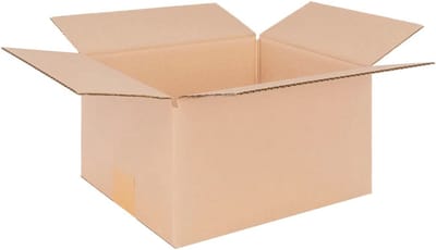 Vouwdozen Golfkarton - Verzenddozen Opslagdozen - Goederen Verzenden - Enkelgolf Robuust - 250 x 200 x 140 mm - Bruin