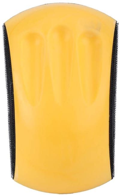 Dailygoods- Schuurblok 150 mm - Handschuurpad - Klittenband - Polijstschuurschijf - PU-schuim - Aangename grip - Schuurpad