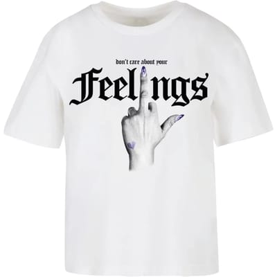 Dames-T-shirt Miss Tee Don't Care