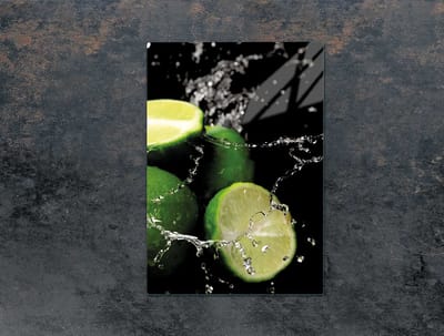 TMK ArtDeko 35x52 - Glazen Snijplank - Limoengroen - Multifunctioneel - Veilig