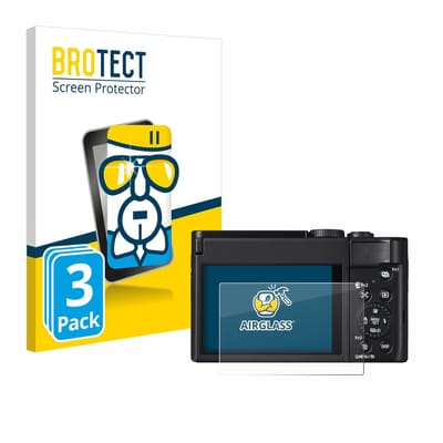 Screenprotector 3 Stuks voor Panasonic Lumix DC-TZ99 Beschermglas transparant