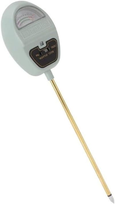 Bodemtester 4-in-1 - PH Vocht Meter - Planten Verzorgen - Dubbele Sonde - 260 x 60 mm - Groen