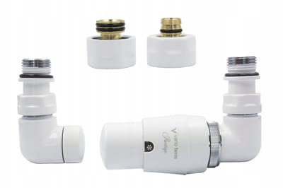 Vario-Term Vision Thermostatische Klep Wit Rechts Pex 16mm
