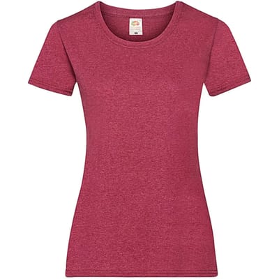 Dames-T-shirt Fruit of the Loom Valueweight