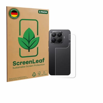 2 Stuks Screenprotector voor Xiaomi 15T Pro (Achterkant) - Hoogwaardige Beschermfolie transparant