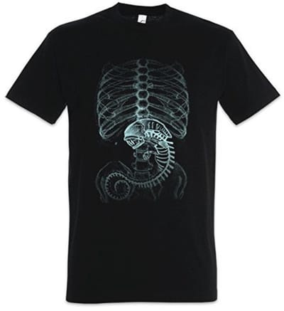 Xenomorph Alien Heren T-Shirt met Fotorealistische Print