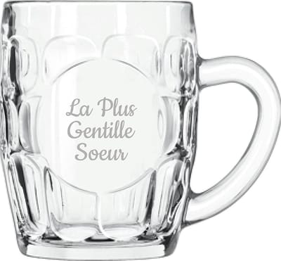 Bierpul gegraveerd - 55cl - La Plus Gentille Soeur