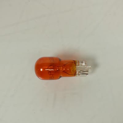 Ampoule orange culot en verre T13 12V 10W W2.1x9.5d Flosser 449007 pour moto