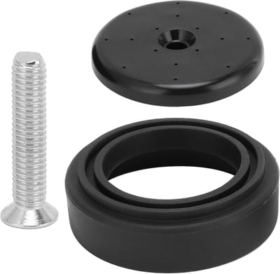 Reparatieset voor Voorspoelsproeiventiel, Sproeikopbumper en Schroefset voor de Meeste Merken Commerciële Gootsteensproeiers(zwart)