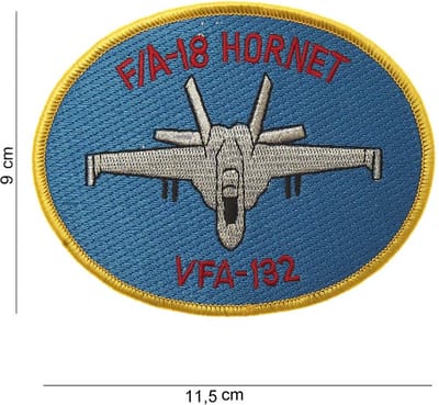 Embleem stof F/A-18 hornet VFA-132
