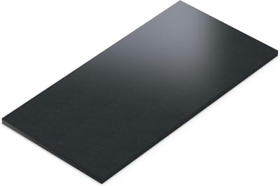 Tafelblad - Werkblad Plaat - Werkplaats Keuken - Vochtbestendige ABS-rand - 100x40 cm - Zwart