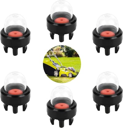 Carburateur Primerpomp - Brandstofpompje - Motor Starten - Goede Afdichting - 6 stuks - Zwart