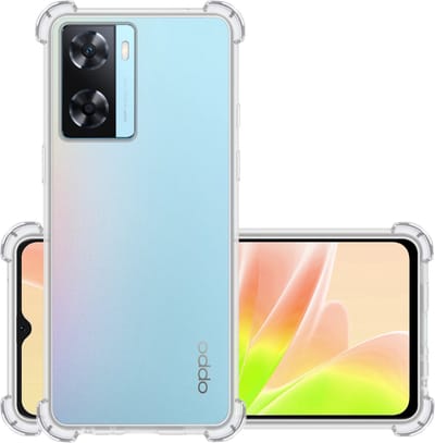 Hoesje - Geschikt voor OPPO A57s - Sterk & Shockproof - Siliconen Case - Back Cover - Telefoon Hoes Shock Proof - Transparant