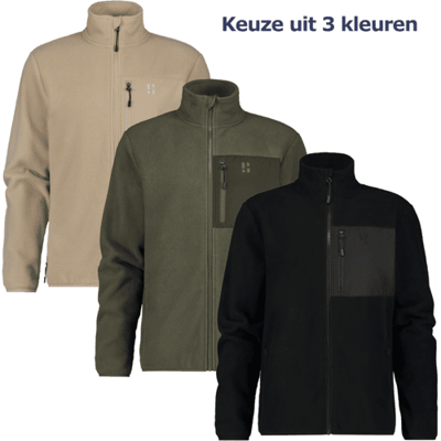 Poederbaas Four Seasons Fleece Vest - Heren - Zwart - Maat L