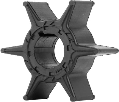Allecto - Waterpompwaaier - Vervanging - Accessoire voor buitenboordmotor - Geschikt voor 2-takt en 4-takt motoren - Rubber waterpomp impeller -