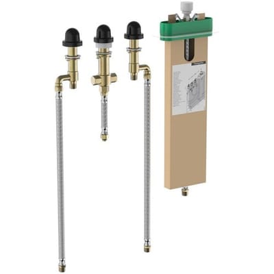 Hansgrohe VIVENIS Basisgarnituur - voor 4-gats badkraan - met sbox - messing (goud)
