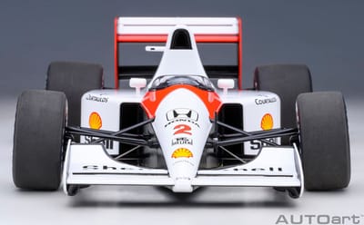 AUTOart 1/18 McLAREN HONDA MP4/6 - 1991 #2 G. Berger, zonder McLaren logo (89152)