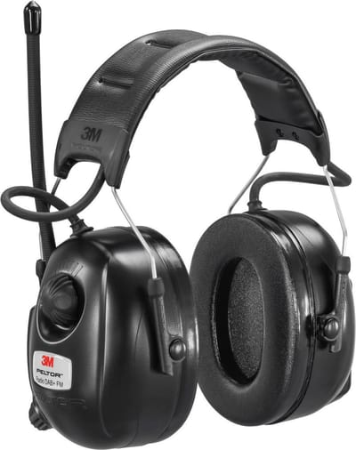3M Peltor Radio DAB+ FM gehoorkap met hoofdband zwart