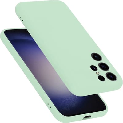 Cadorabo Hoesje geschikt voor Samsung Galaxy S23 ULTRA in LIQUID LICHT GROEN - Beschermhoes gemaakt van flexibel TPU silicone Case Cover
