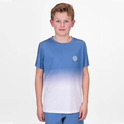 BIDI BADU Crew Gradiant T-shirt Jongens-Blauw,Wit