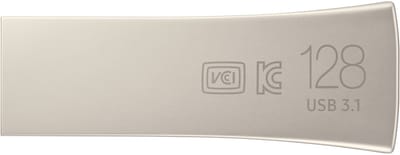 Samsung BAR Plus - USB stick - USB 3.1 - USB A - 128 GB - Zilver