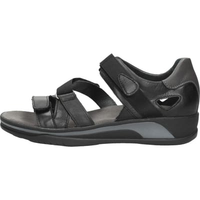 Wolky Desh Sandalen Plat - Zwart - Maat 37