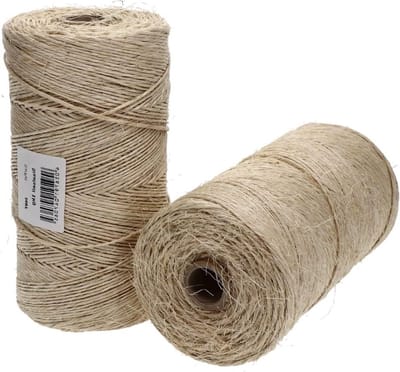 Sisalgaren touw bindtouw 1 kg 1000 g 2-3 mm - Sisaltouw pakket met sisal koord