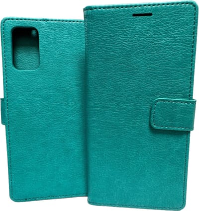Portemonnee Book Case Hoesje Geschikt voor: Samsung Galaxy S20 Plus Mint groen