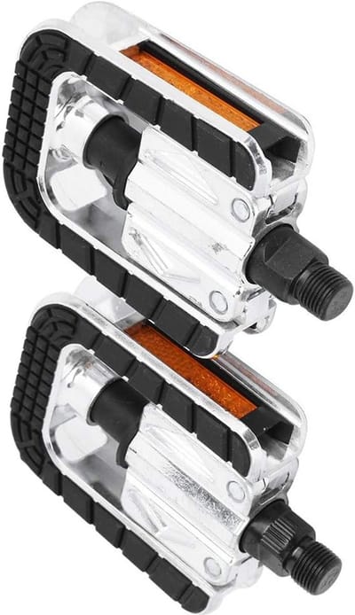 Vouwpedalen voor Fietsen met Antislip en Reflectoren, Geschikt voor Mountainbikes, Vouwfietsen en Racefietsen, 180° Bidirectioneel Vouwbaar