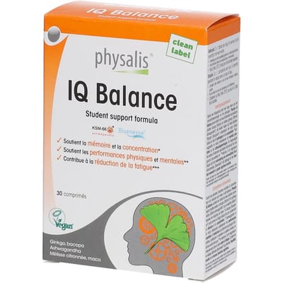 Physalis IQ Balance 30 Capsules | Geheugen, Concentratie & Mentale Prestaties