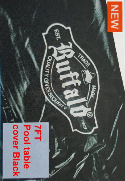 Buffalo pooltafel afdekhoes 7 ft zwart